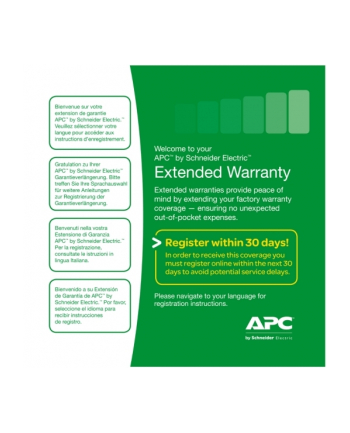 APC Service Pack 1 Year Parts and Software Support Extended Warranty for 1 NetBotz 2-Series