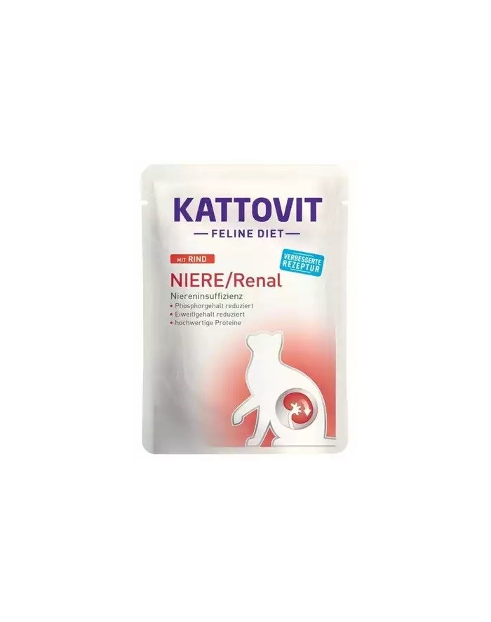 KATTOVIT SASZ  NIERE/RENAL Wołowina 85g dla kota główny