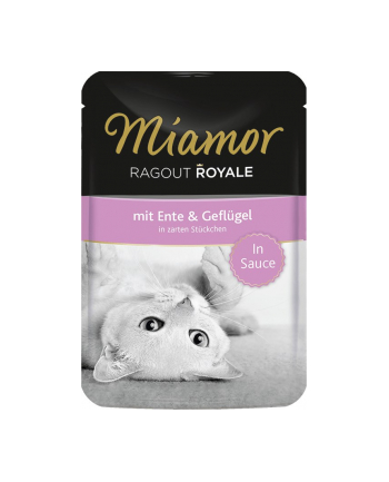 MIAMOR Ragout Royale smak: kaczka z drobiem w sosie - saszetka 100g