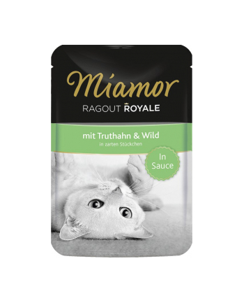 MIAMOR Ragout Royale smak: indyk z dziczyzną w sosie - saszetka 100g