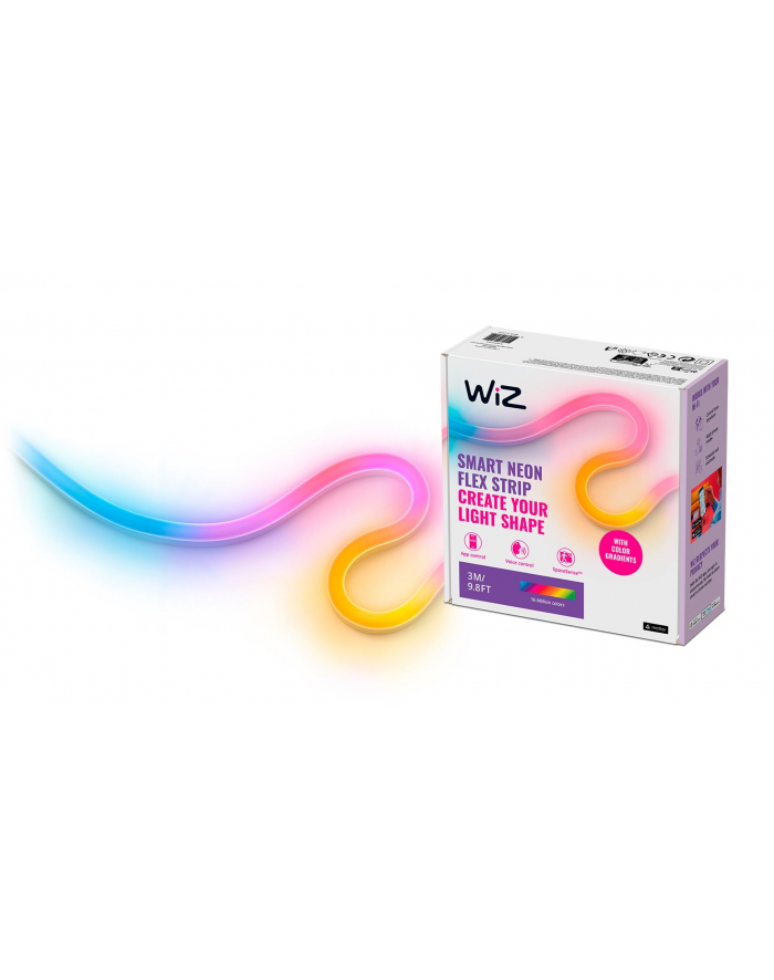no name WiZ | Inteligentna listwa świetlna WiFi Neon Flex 3m Type-C | 24 W | RGB główny
