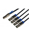 tandberg data Overland-Tandberg 2M external SAS 4-way fanout cable – mini-SAS HD (SFF-8644) to (4x) mini-SAS (SFF-8088) - nr 1