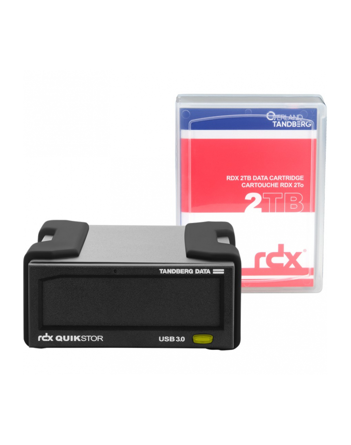 tandberg data Overland-Tandberg RDX External drive kit with 2TB HDD, Kolor: CZARNY, USB3+ główny