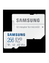 SAMSUNG EVO PLUS microSD 256GB 2024 incl. SD Adapter memory card UHS-I U3 Full HD and 4K UHD 160 MB/s read - nr 15