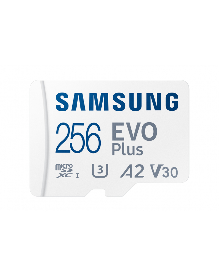 SAMSUNG EVO PLUS microSD 256GB 2024 incl. SD Adapter memory card UHS-I U3 Full HD and 4K UHD 160 MB/s read główny