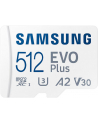 SAMSUNG EVO PLUS microSD 512GB 2024 incl. SD Adapter memory card UHS-I U3 Full HD and 4K UHD 160 MB/s read - nr 19