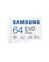 SAMSUNG EVO PLUS microSD 64GB 2024 incl. SD Adapter memory card UHS-I U3 Full HD and 4K UHD 160 MB/s read - nr 10