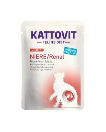 KATTOVIT SASZ NIERE/RENAL Wołowina 85g dla kota