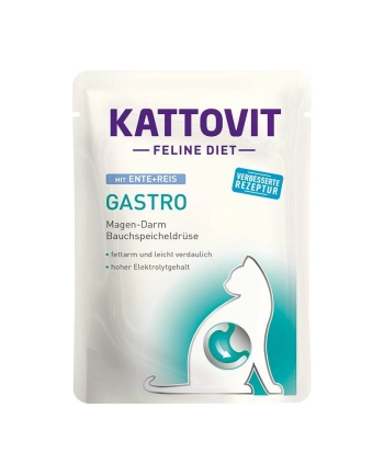 KATTOVIT GASTRO Kaczka z ryżem 85g dla kota