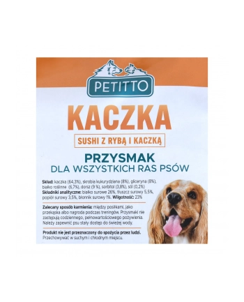 PETITTO Sushi z rybą i kaczką 500G