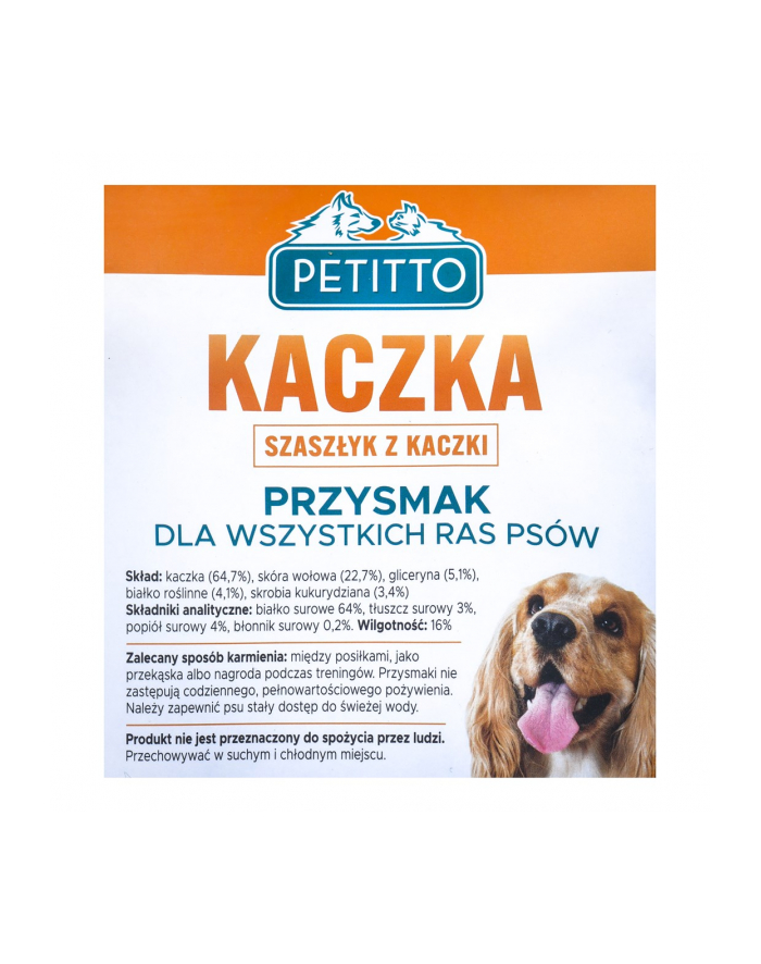 PETITTO Szaszłyk z kaczki  500G główny