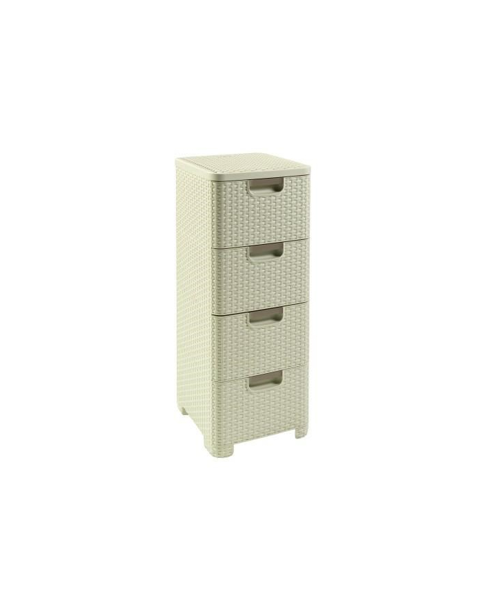 CURVER REGAŁ Z 4 SZUFLADAMI 4x14L  /KREMOWY główny