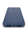 belkin POWERBANK 10000 MAH 12W INKL/USB-A/USB-C KABEL 15CM BLAU - nr 10