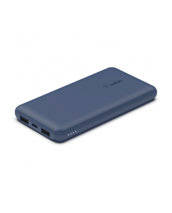 belkin POWERBANK 10000 MAH 12W INKL/USB-A/USB-C KABEL 15CM BLAU