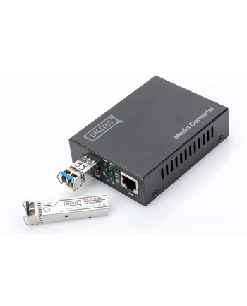 no name Media konwerter RJ45 10/100/1000Base-T na SFP 1000Base-SX/LX (bez modułu SFP)