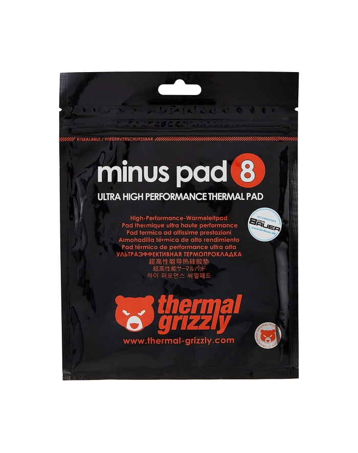 no name Podkładka termiczna Grizzly Minus 8 - 120 × 20 × 3,0 mm Podkładka termiczna Grizzly główny