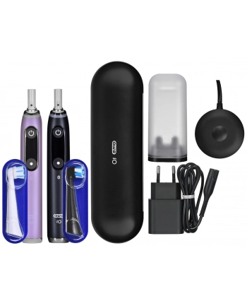Braun Oral-B szczoteczka elektryczna iO 9N zestaw DUO BLACK ONYX 'amp; ROSE QUARTZ