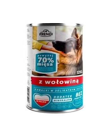 Frendi puszka dla psa z wołowiną w sosie 1250 g