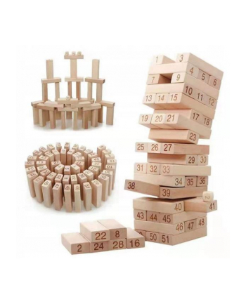 norimpex Drewniana gra Wieża z cyframi 1004012