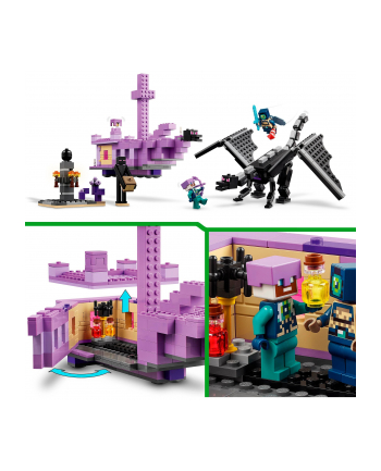 LEGO 21264 MINECRAFT Smok Kresu i Statek Kresu p3