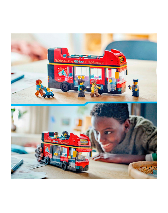 LEGO 60407 CITY Czerwony piętrowy autokar p5 główny