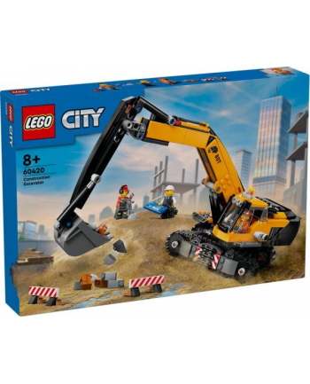 LEGO 60420 CITY Żółta koparka p4
