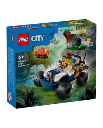 LEGO 60424 CITY Quad badacza dżungli z pandą czerwoną p4