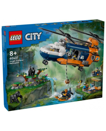 LEGO 60437 CITY Helikopter badaczy dżungli w bazie p4