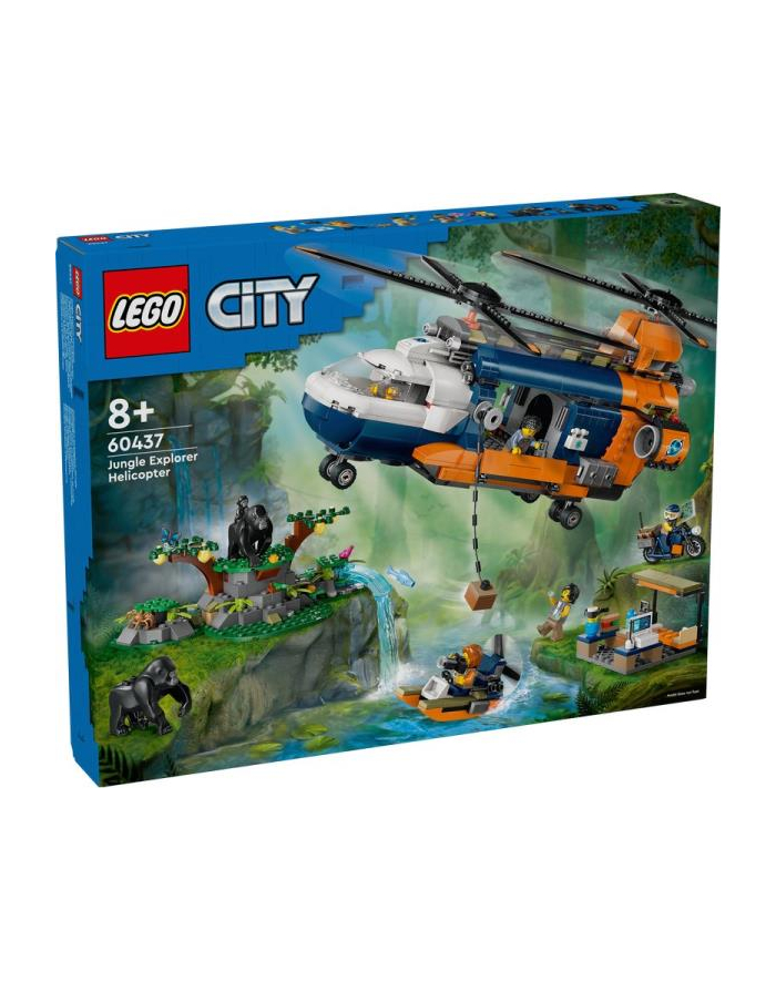 LEGO 60437 CITY Helikopter badaczy dżungli w bazie p4 główny
