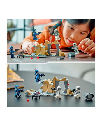 LEGO 75373 STAR WARS Zasadzka na Mandalorze - zestaw bitewny p4