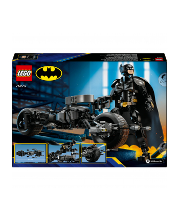 LEGO 76273 SUPER HEROES Figurka Batmana do zbudowania i Batcykl p3