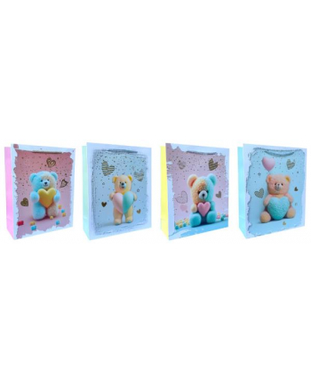 ju-piter Torebka ozdobna prezentowa 3x41,5x12cm JP 969A mix cena za 1 szt