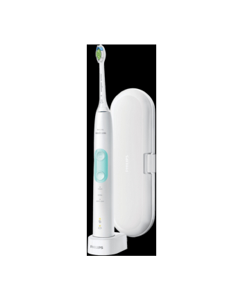Philips | HX6857/28 Sonicare PczerwonyectiveClean 5100 | Elektryczna szczoteczka do zębów | Akumulator | Dla dorosłych | Liczba główek szczoteczki w zestawie 1 | Liczba trybów szczotkowania zębów 3 | Technologia soniczna | Biały nr 2
