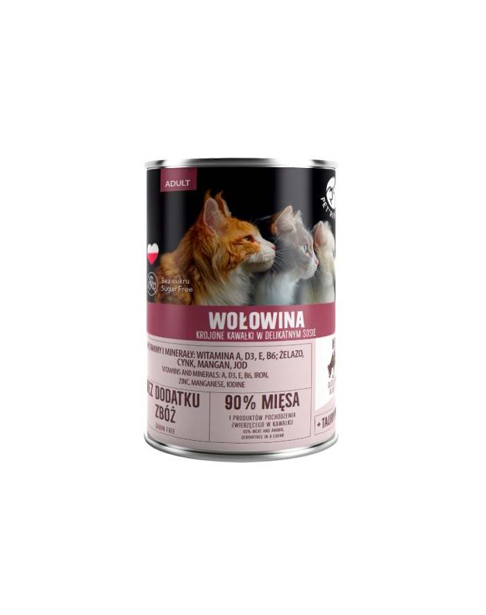 PetRepublic dla kota (adult) z wołowiną 400 g główny