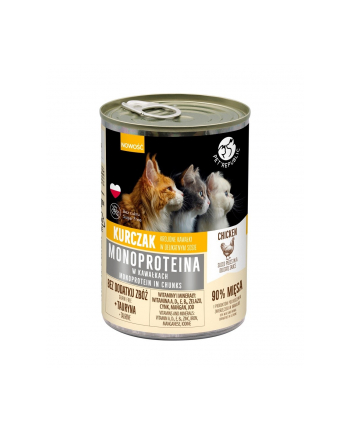 PetRepublic MONOPROTEINA dla kota kurczak sos 400 g