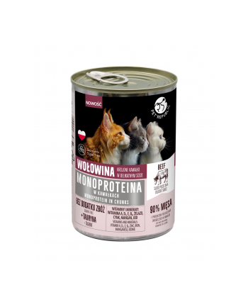 PetRepublic MONOPROTEINA dla kota wołow sos 400 g