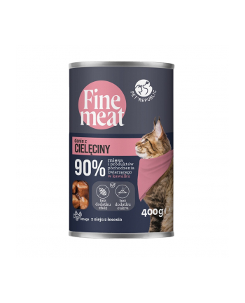 petrepublic FINE MEAT Danie z cielęciny dla kota 400 g