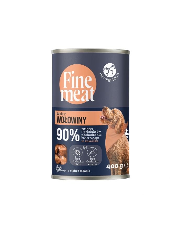 petrepublic FINE MEAT Danie z wołowiny dla psa 400 g główny