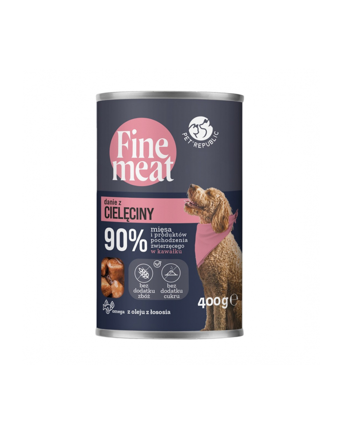 petrepublic FINE MEAT Danie z cielęciny dla psa 400 g główny