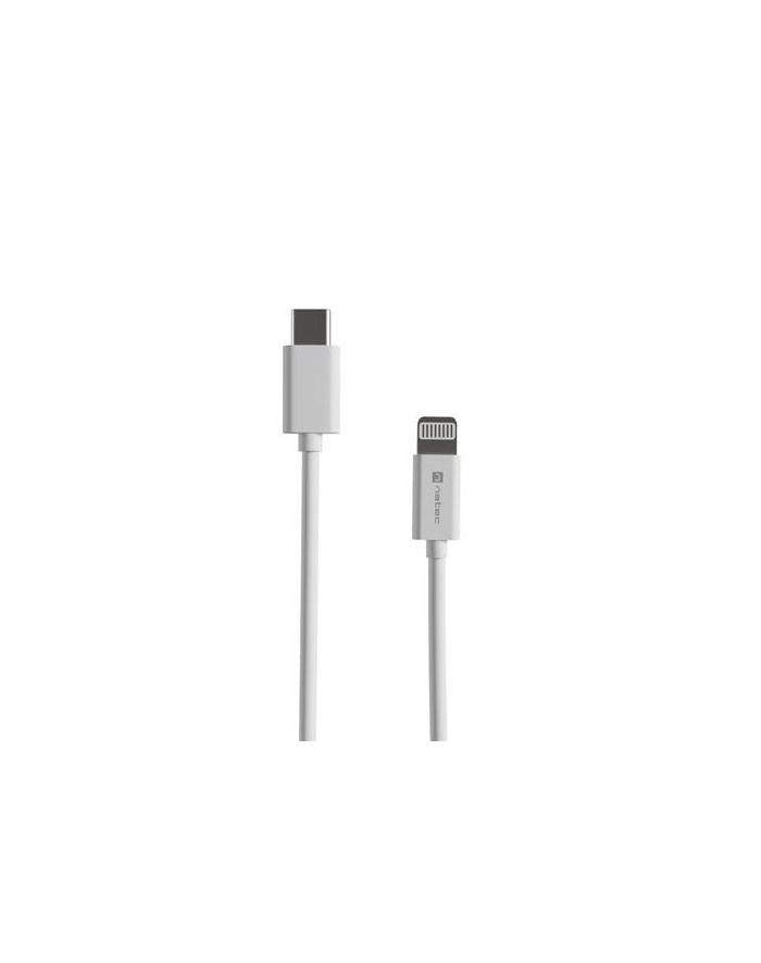 natec Kabel Lightning (M)->USB-C(M) 1m MFI Prati Biały główny