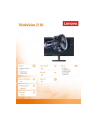 lenovo Monitor ThinkVision 3D 27 cali WLED 63F1UAT3(wersja europejska) - nr 9