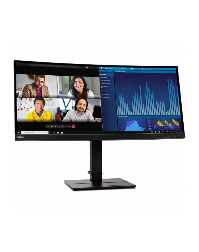 lenovo Monitor 34.14 cala ThinkVision P34w-20 WLED LCD 63F2RAT3(wersja europejska) główny