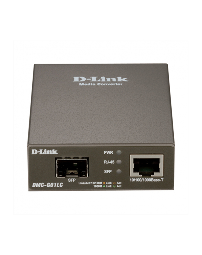d-link Konwerter DMC-G01LC/E  DMC-G01LC 1000BaseT to SFP Standalone Media Converter główny