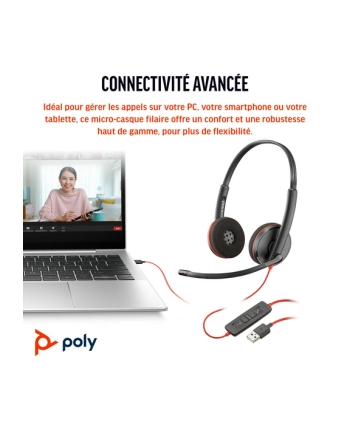 poly Słuchawki Blackwire C3220 USB-C Headset 80S07A6