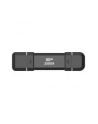 Dysk zewnętrzny SSD Silicon Power DS72 250GB USB-A USB-C 1050/850 MB/s Czarny - nr 8