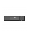 Dysk zewnętrzny SSD Silicon Power DS72 250GB USB-A USB-C 1050/850 MB/s Czarny - nr 9
