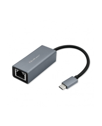 Kabel adapter Qoltec USB-C na RJ45 Ethernet | 1000Mb/s | Aluminiowa obudowa