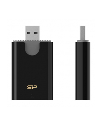 Czytnik kart pamięci Silicon Power Combo USB 3.2 Gen 1 SD/microSD/MMC czarny