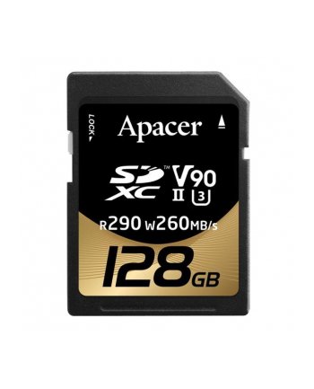 Karta pamięci SDXC Apacer 128GB (290/260 MB/s) Class 10 UHS-II U3 V30