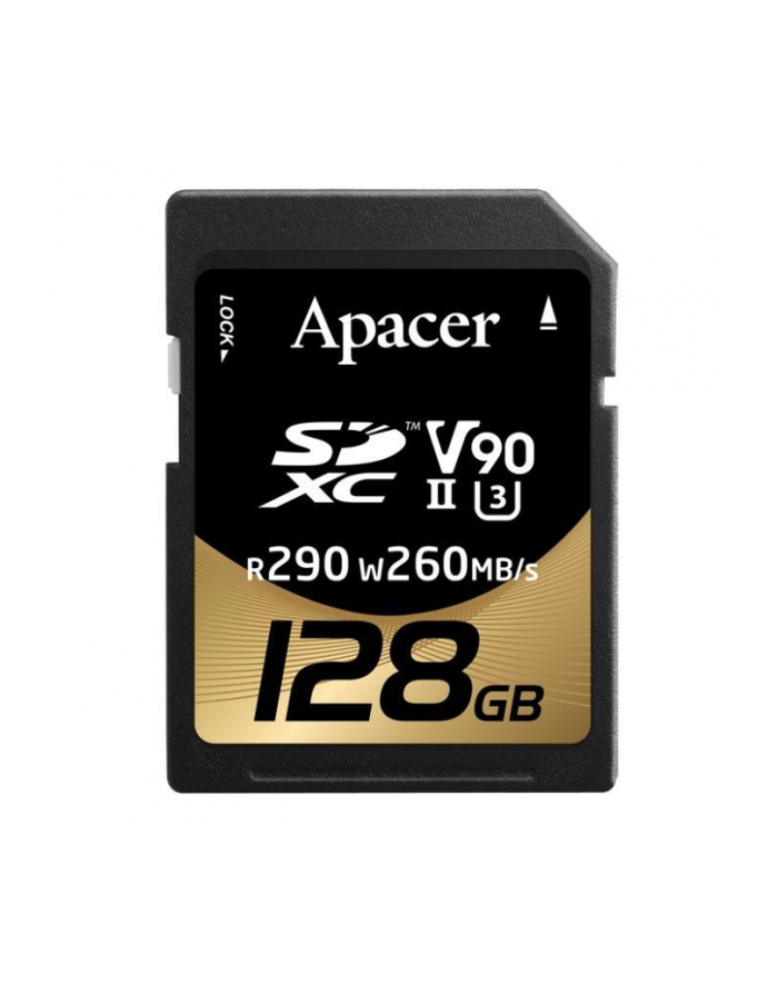 Karta pamięci SDXC Apacer 128GB (290/260 MB/s) Class 10 UHS-II U3 V30 główny